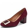 VALENTINO CONTE WOMENS LOW COURT HEEL - WINE