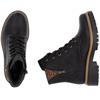 RIEKER WOMENS ZIP ANKLE BOOT - BLACK