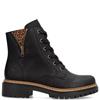 RIEKER WOMENS ZIP ANKLE BOOT - BLACK