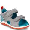 ECCO KIDS BIOM 2 STRAP VEL SANDAL - TITANIUM