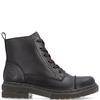 RIEKER WOMENS BIKER ZIP ANKLE BOOT - BROWN