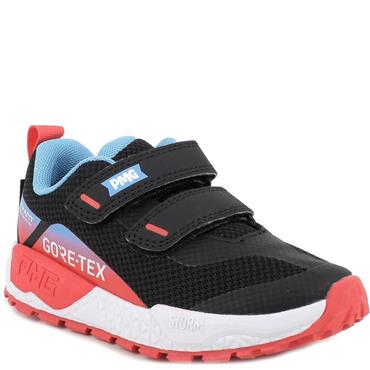 PRIMIGI BOYS GORETEX STRAP TRAINER - BLACK RED