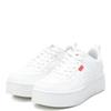 REFRESH WOMENS CHUNKY LACE TRAINER - WHITE