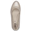 JANA WOMENS WEDGE COURT SHOE - PEARL