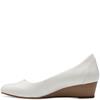 JANA WOMENS WEDGE COURT SHOE - WHITE