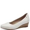 JANA WOMENS WEDGE COURT SHOE - WHITE