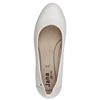 JANA WOMENS WEDGE COURT SHOE - WHITE