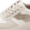JANA WOMENS WEDGE LACE TRAINER - BEIGE