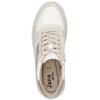 JANA WOMENS WEDGE LACE TRAINER - BEIGE