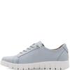 JANA WOMENS WEDGE LACE TRAINER - LIGHT BLUE