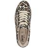 JANA WOMENS ZIP LACE TRAINER - BEIGE ANIMAL PRINT