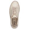 JANA WOMENS ZIP LACE TRAINER - IVORY