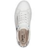 JANA WOMENS ZIP LACE TRAINER - WHITE