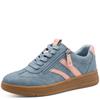 JANA WOMENS LACE TRAINER - SKY PEACH