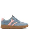 JANA WOMENS LACE TRAINER - SKY PEACH