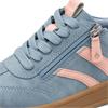 JANA WOMENS LACE TRAINER - SKY PEACH