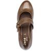 JANA WOMENS STRAP LOW HEEL - TAUPE