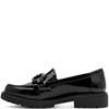 JANA WOMENS SLIP ON LOAFER - BLACK