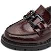 JANA WOMENS SLIP ON LOAFER - BORDEAUX