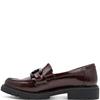 JANA WOMENS SLIP ON LOAFER - BORDEAUX