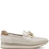 JANA WOMENS WEDGE CHAIN LOAFER - BEIGE GOLD