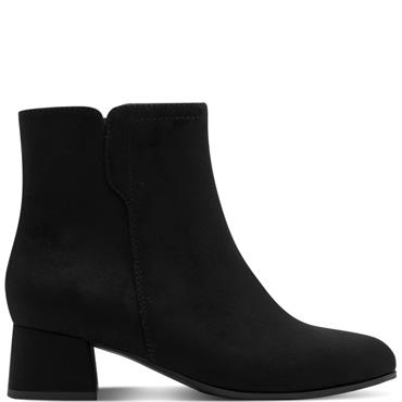 JANA WOMENS ZIP ANKLE BOOT - BLACK