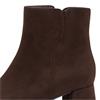 JANA WOMENS ZIP ANKLE BOOT - MOCCA