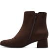JANA WOMENS ZIP ANKLE BOOT - MOCCA