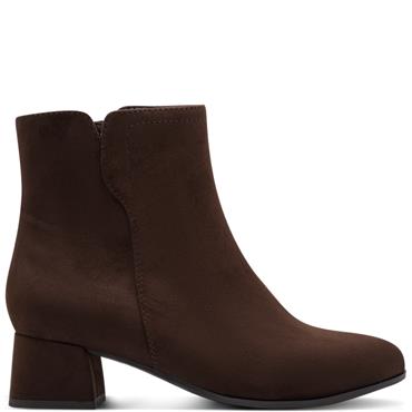 JANA WOMENS ZIP ANKLE BOOT - MOCCA