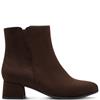 JANA WOMENS ZIP ANKLE BOOT - MOCCA