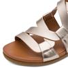 JANA WOMENS FLAT SATRP SANDAL - CHAMPAGNE