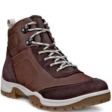 ECCO WOMENS WATERPROOF LACE ANKLE BOOT - MOCCA CAMEL