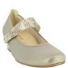 DR CUTILLAS WOMENS STRAP LOW HEEL SHOE - BEIGE