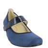 DR CUTILLAS WOMENS STRAP LOW HEEL SHOE - NAVY