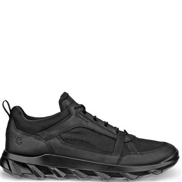 ECCO MENS WATERPROOF MX LACE TRAINER - BLACK