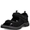 ECCO WOMENS OFF ROAD STRAP SANDAL - BLACK