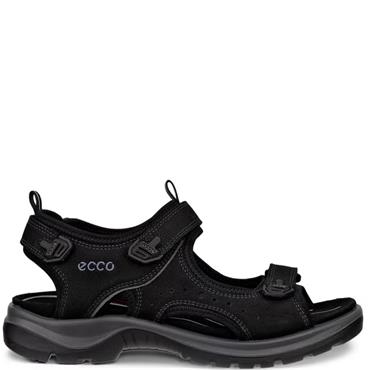 ECCO WOMENS OFF ROAD STRAP SANDAL - BLACK