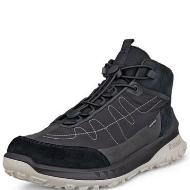 ECCO WOMENS SLIP ON TRAINER - BLACK