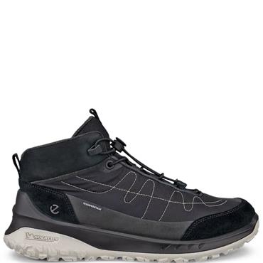 ECCO WOMENS SLIP ON TRAINER - BLACK