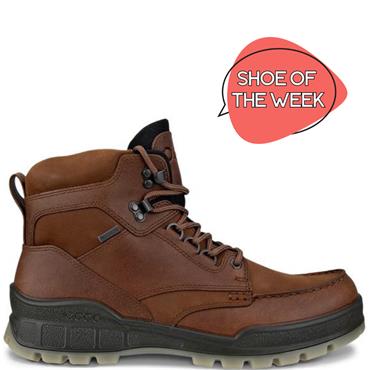 ECCO MENS WATERPROOF MOCC LACE BOOT - BISON