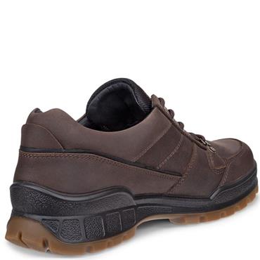 ECCO MENS WATERPROOF LACE TRAINER - BROWN BLACK