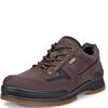ECCO MENS WATERPROOF LACE TRAINER - BROWN BLACK
