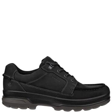 ECCO MENS GORETEX TRACK LACE SHOE - BLACK