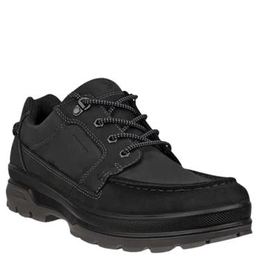 ECCO MENS GORETEX TRACK LACE SHOE - BLACK