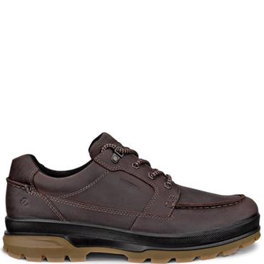 ECCO MENS GORETEX TRACK LACE SHOE - COFFEE