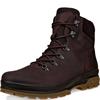 ECCO MENS WATERPROOF TRACK LACE BOOT - COFFEE