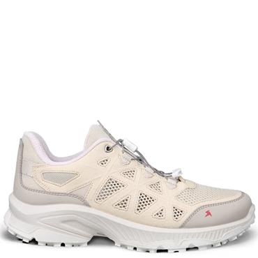 ECCO WOMENS LACE SLIP ON TRAINER - LIMESTONE