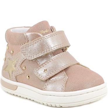 PRIMIGI GIRLS TWIN STRAP ANKLE BOOT - ROSA
