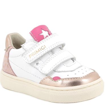 PRIMIGI GIRLS TWIN STRAP TRAINER - WHITE GOLD