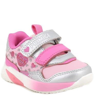 PRIMIGI GIRLS LIGHTS STRAP TRAINER - PINK MULTI